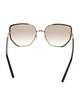 Prada Oversize Gradient Sunglasses