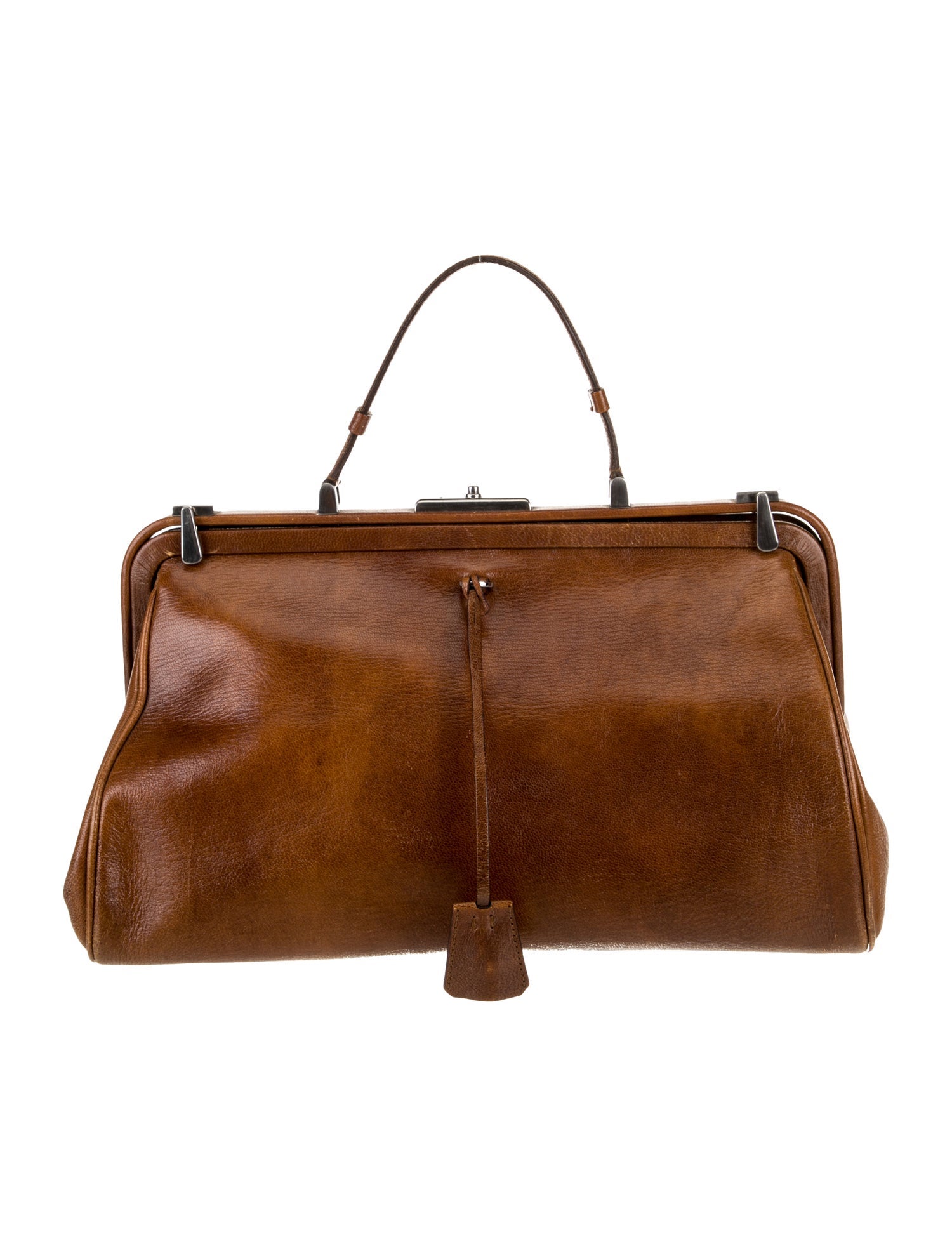 Prada Madras Leather Cerniera