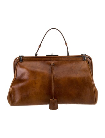 Prada Madras Leather Cerniera