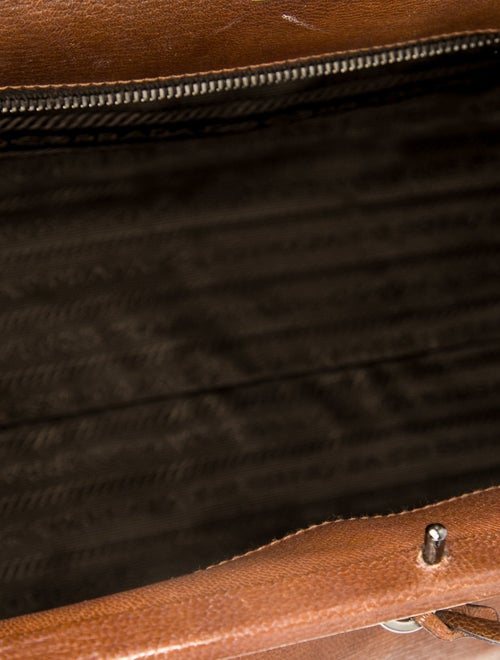 Prada Madras Leather Cerniera