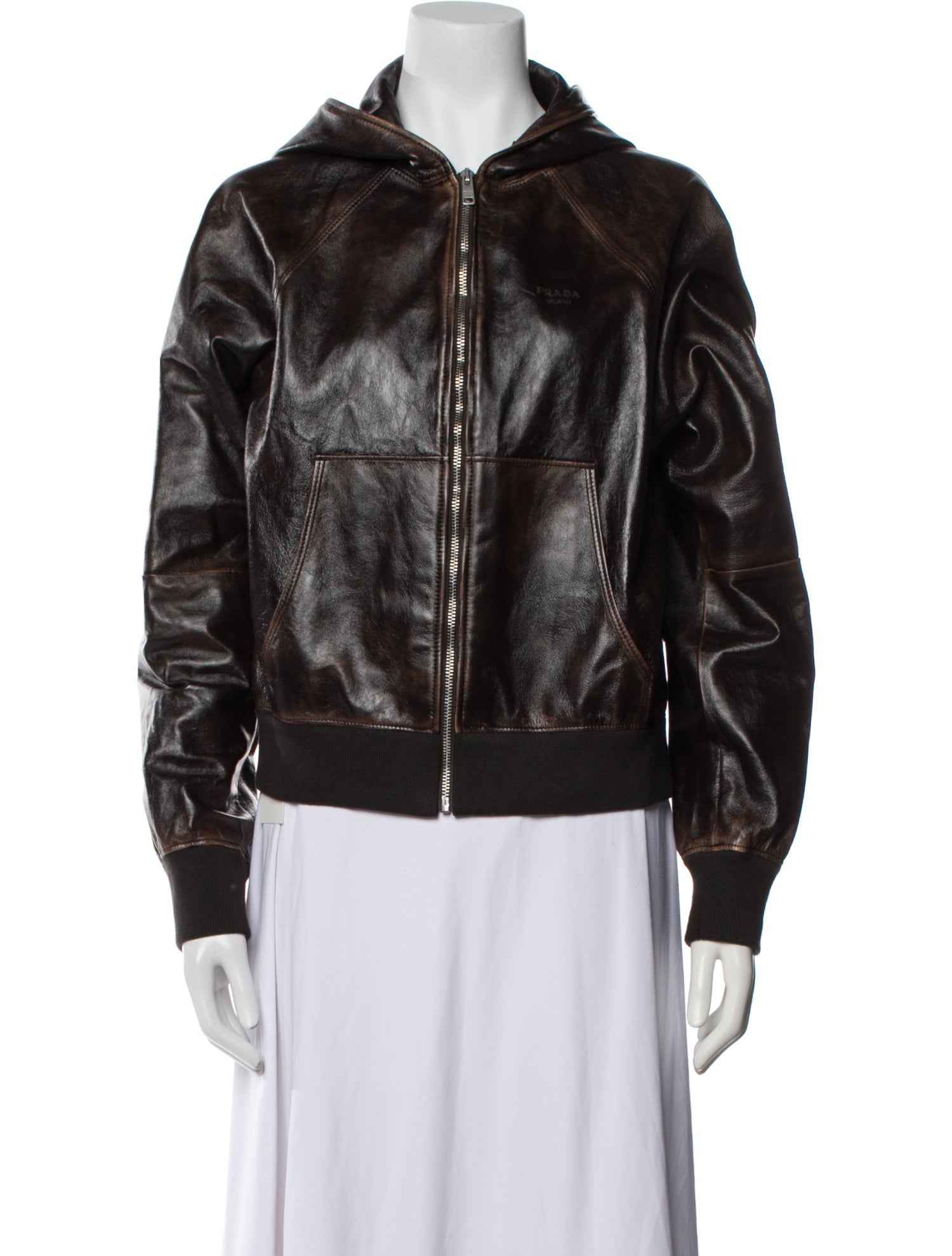 Prada 2025 Lambskin Bomber Jacket