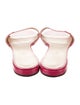 Prada Saffiano Leather Slides