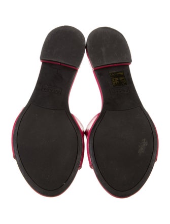 Prada Saffiano Leather Slides