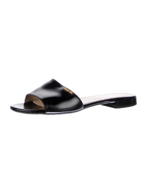 Prada Patent Leather Slides