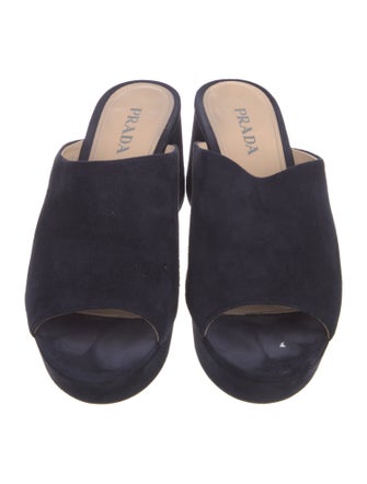 Prada Suede Slides