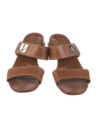 Prada Leather Slides