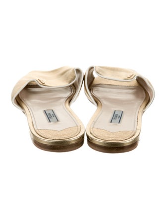 Prada Leather Slides