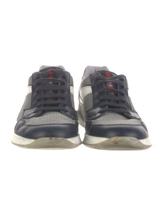 Prada Mesh Colorblock Pattern Sneakers