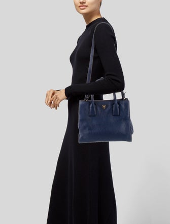 Prada Vitello Daino Leather Shoulder Bag