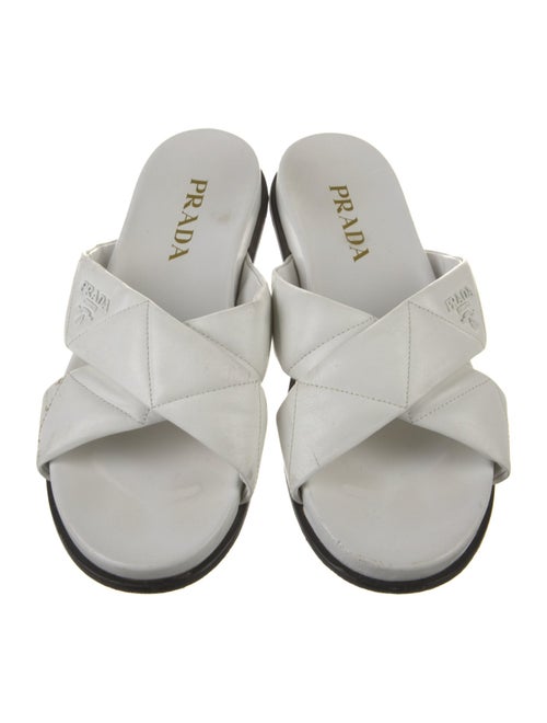 Prada Leather Slides