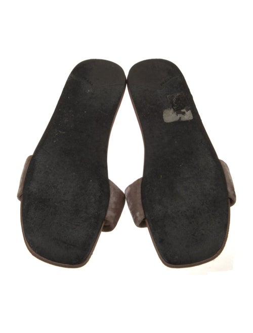 Prada Velvet Studded Accents Slides