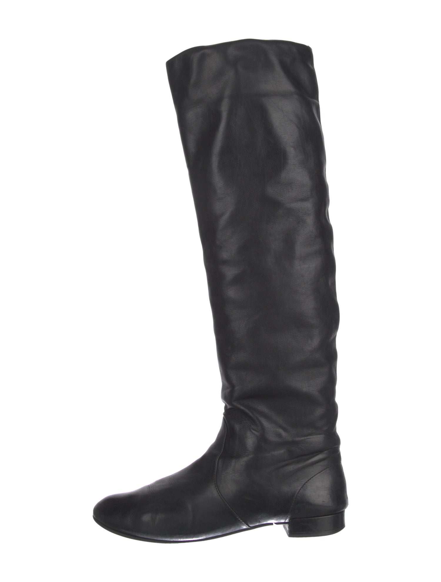 Prada Leather Riding Boots