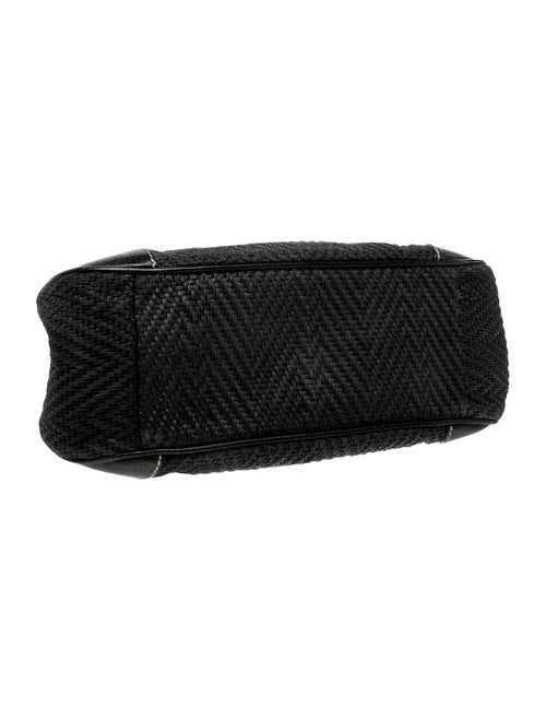 Prada Enameled Metal Triangle Moon