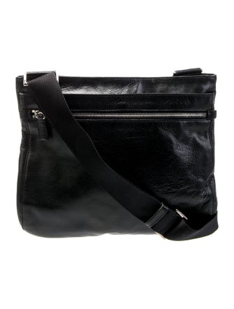 Prada Enameled Metal Triangle Bufalo