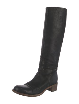 Prada Leather Riding Boots