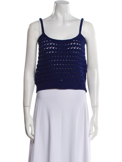 Prada 2019 Square Neckline Crop Top