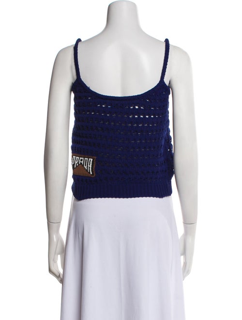 Prada 2019 Square Neckline Crop Top