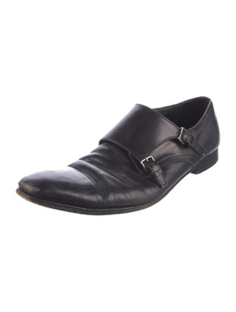 Prada Leather Monk Straps