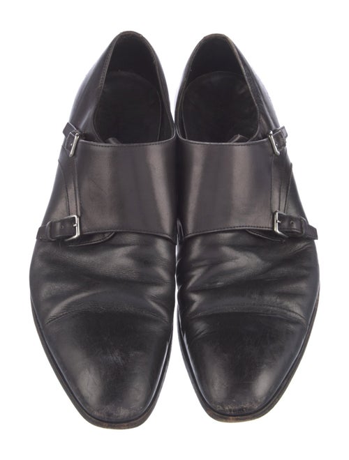 Prada Leather Monk Straps