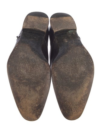 Prada Leather Monk Straps