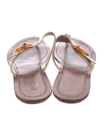 Prada Leather Slides