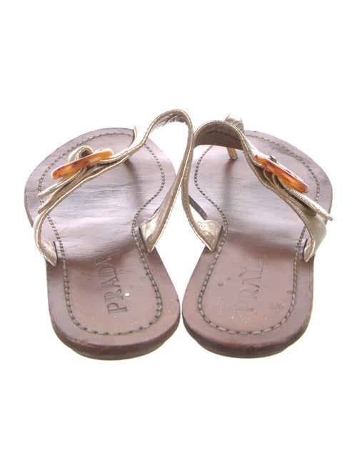 Prada Leather Slides