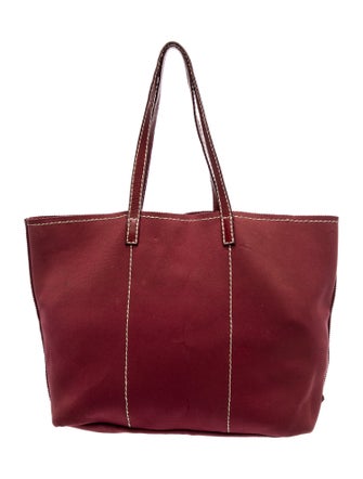 Prada Enameled Metal Triangle Tote