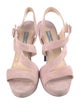 Prada Suede Sandals