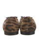 Prada Suede Animal Print Flats