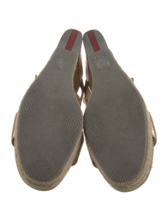 Prada Leather Espadrilles