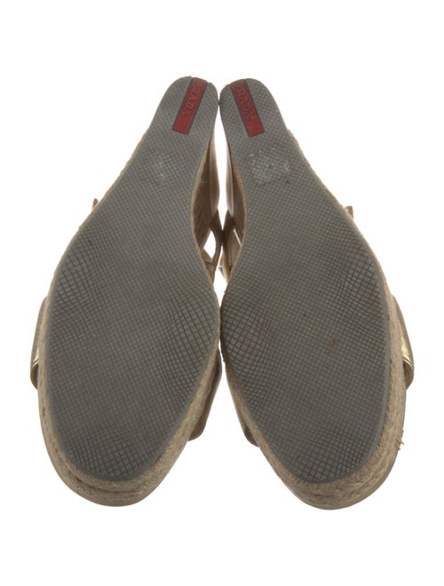 Prada Leather Espadrilles
