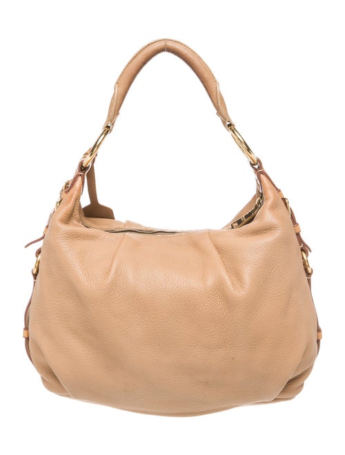 Prada Vitello Daino Leather Hobo