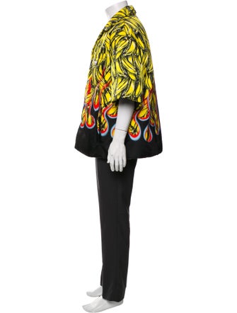 Prada 2018 Enameled Metal Triangle Jacket