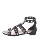 Prada Leather Gladiator Sandals