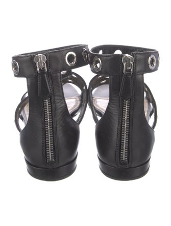 Prada Leather Gladiator Sandals