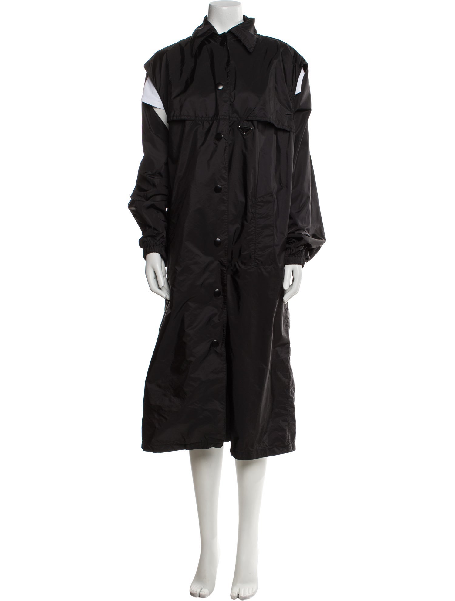 Prada 2021 Convertible Re-Nylon Trench Coat