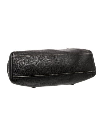 Prada Enameled Metal Triangle Easy