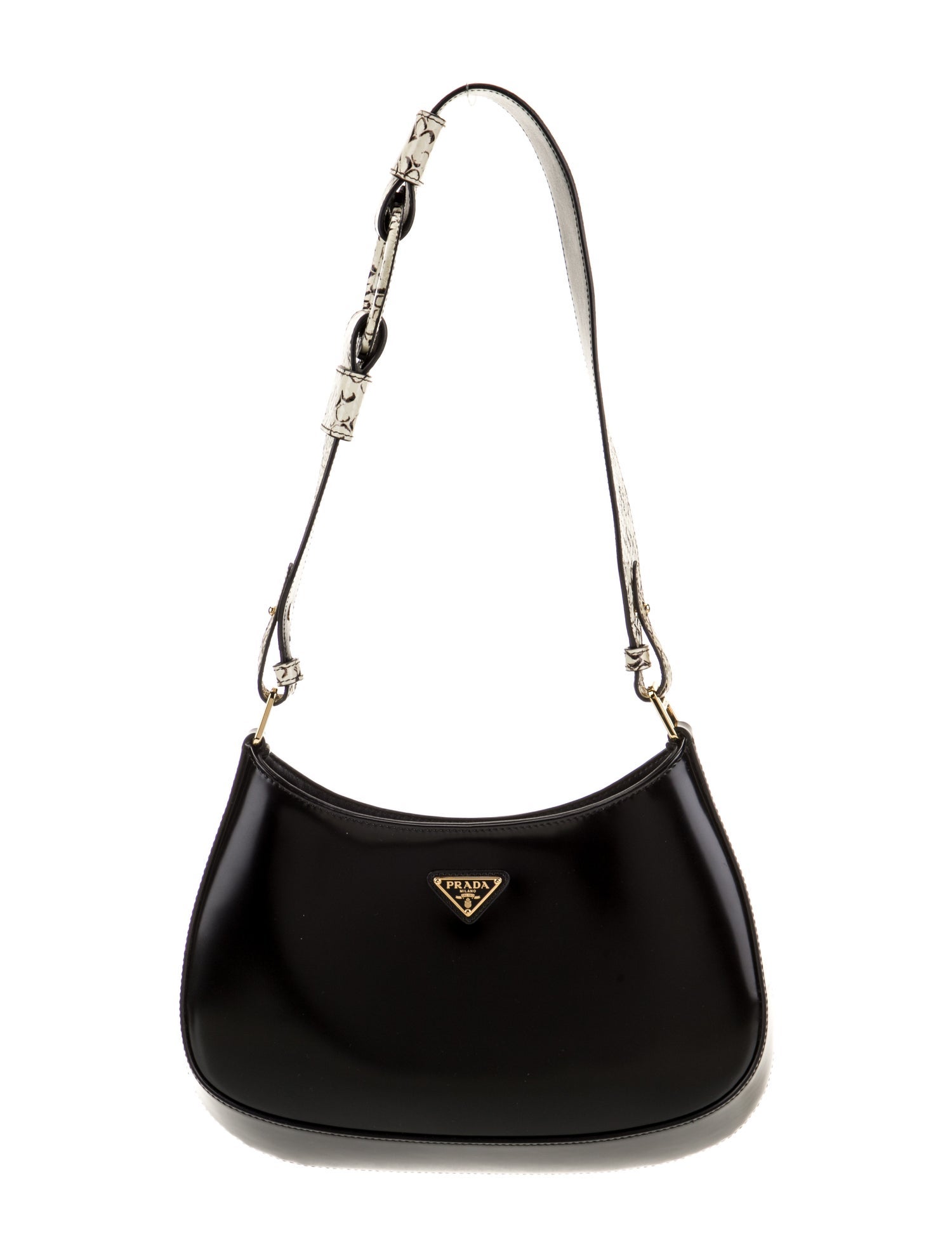 Prada Spazzolato Leather Cleo