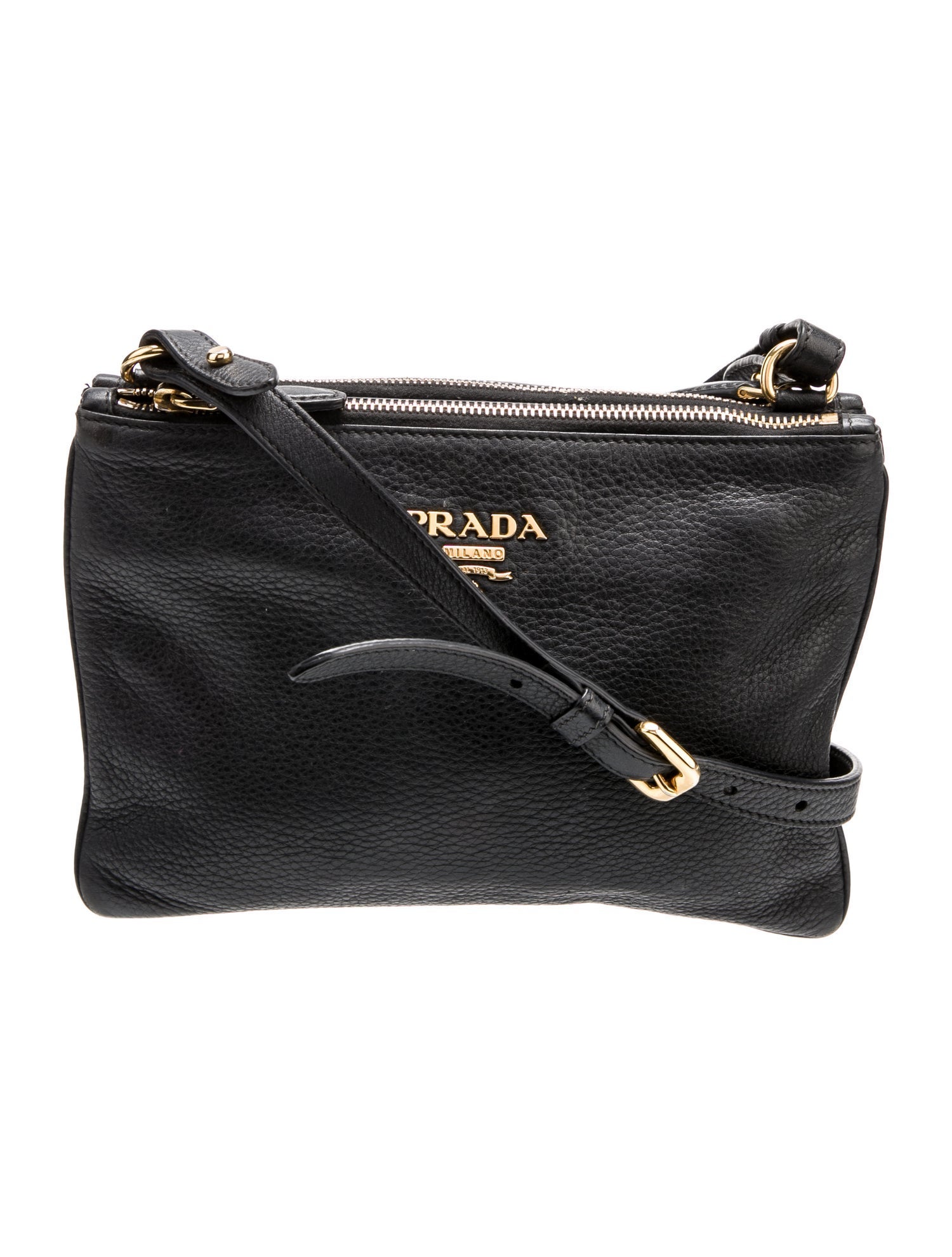 Prada Vitello Daino Leather Crossbody Bag