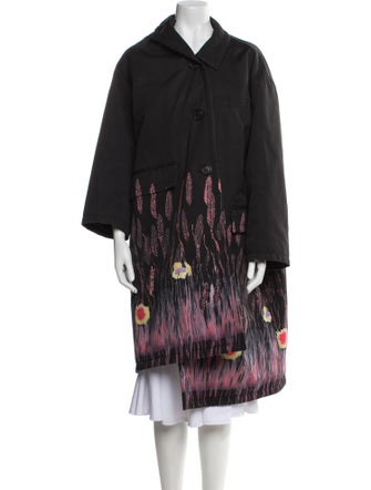 Prada 2018 Graphic Print Coat