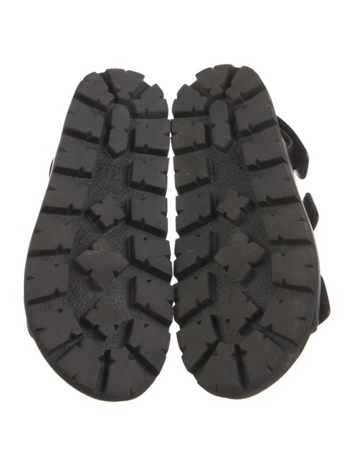 Prada Quilted Pattern Leather Slingback Sandals