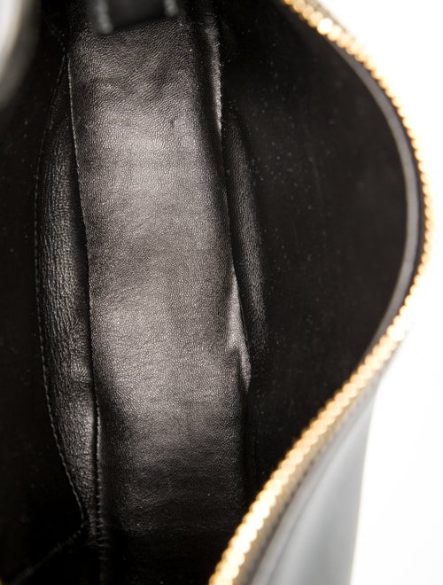 Prada Enameled Metal Triangle Arque Mini