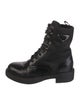 Prada Leather Combat Boots
