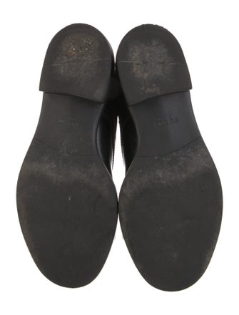 Prada Leather Combat Boots