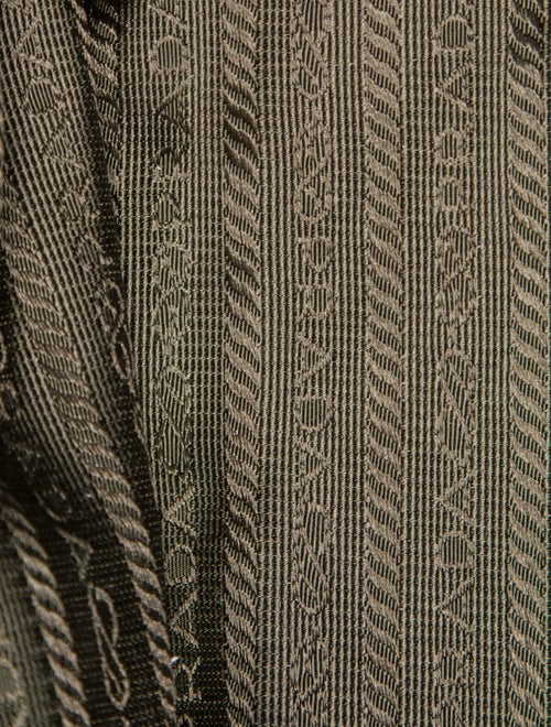 Prada Enameled Metal Triangle Bauletto