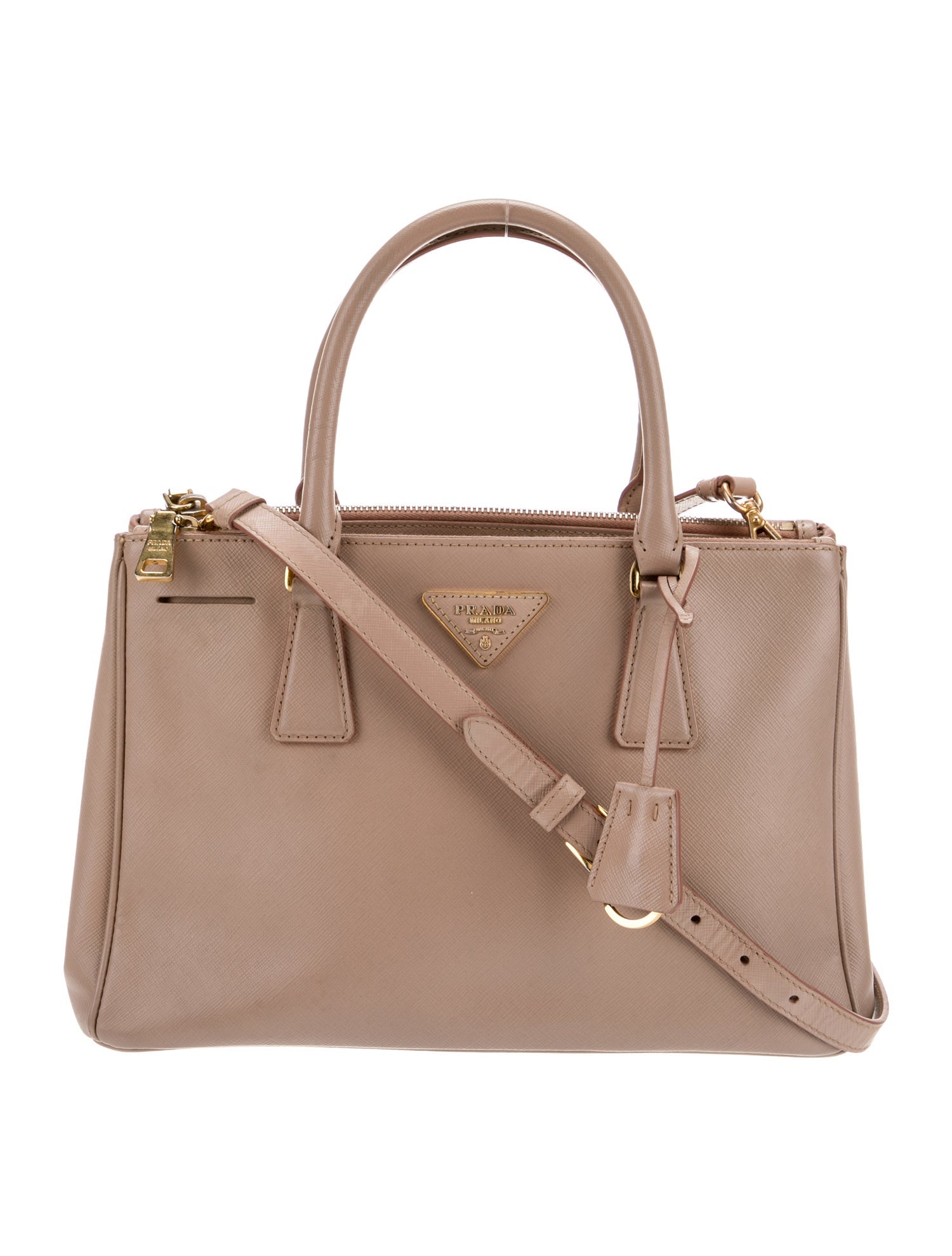 Prada Saffiano Leather Galleria Double Zip Medium