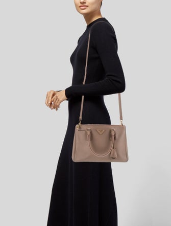 Prada Saffiano Leather Galleria Double Zip Medium