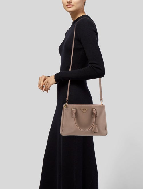 Prada Saffiano Leather Galleria Double Zip Medium