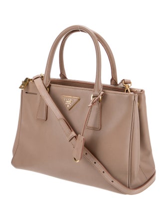 Prada Saffiano Leather Galleria Double Zip Medium