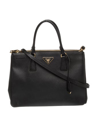 Prada Saffiano Lux Leather Galleria Double Zip Medium